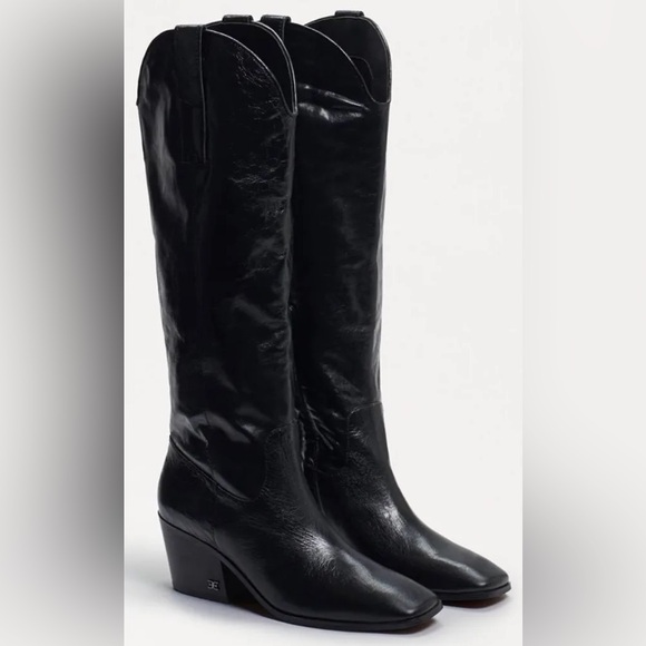 Sam Edelman Shoes - Sam Edelman Britten Western Leather Boots